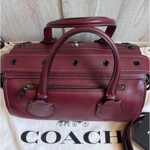 COACH 1941 Badlands Satchel With Western Rivets - Picture 6 of 16